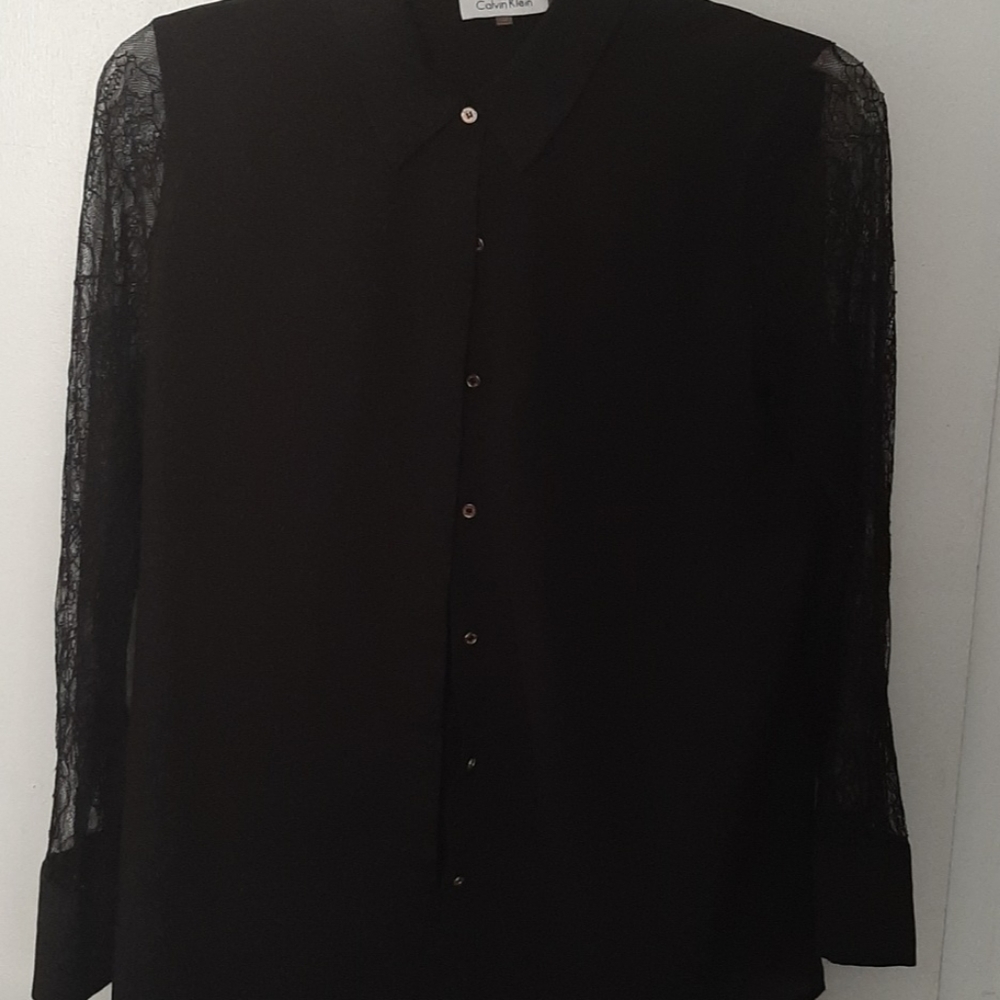 Button-up formal blouse